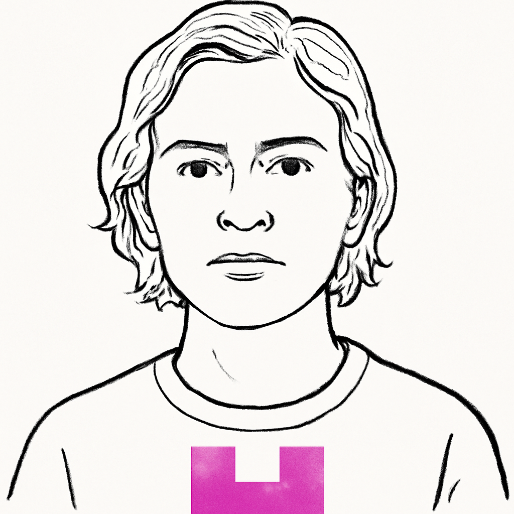 Drawn portrait of Yann LeCun