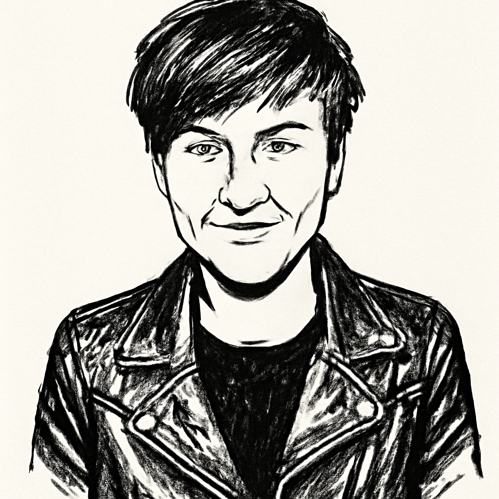 Drawn portrait of Eugenia Kuyda