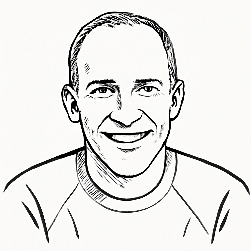 Drawn portrait of Bret Taylor