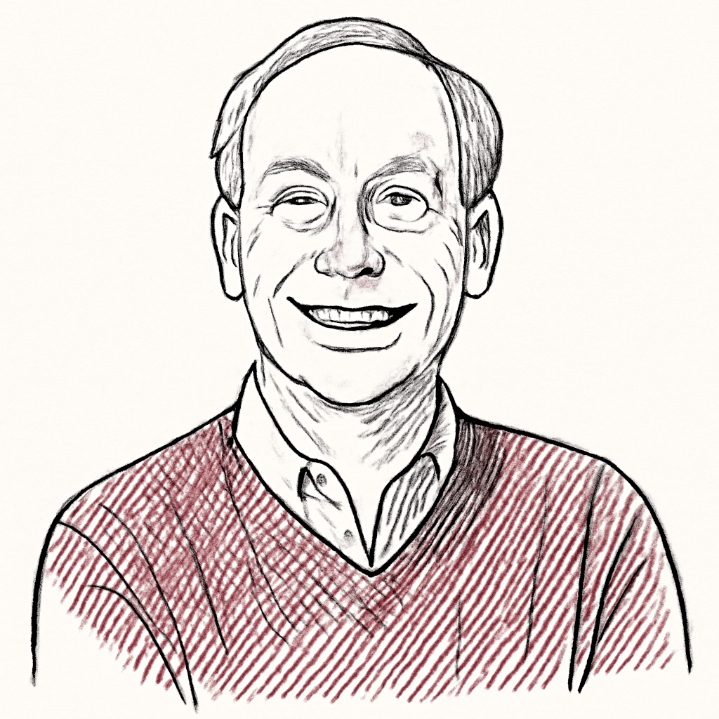 Drawn portrait of Brad Smith