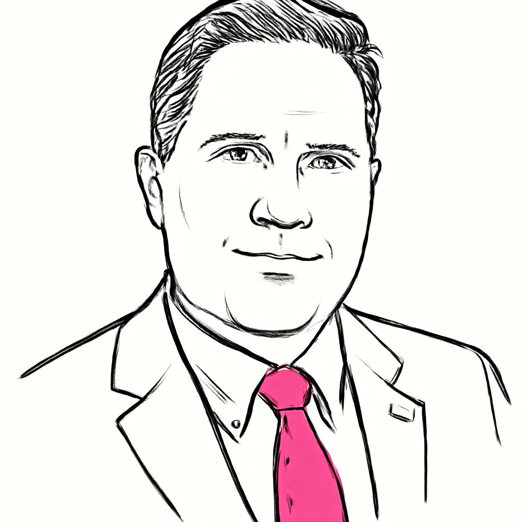 Drawn portrait of Juan Perez