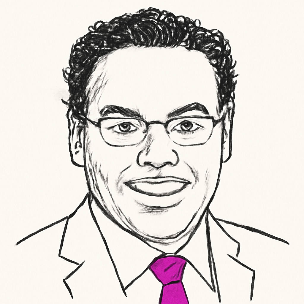Drawn portrait of Sabastian Niles