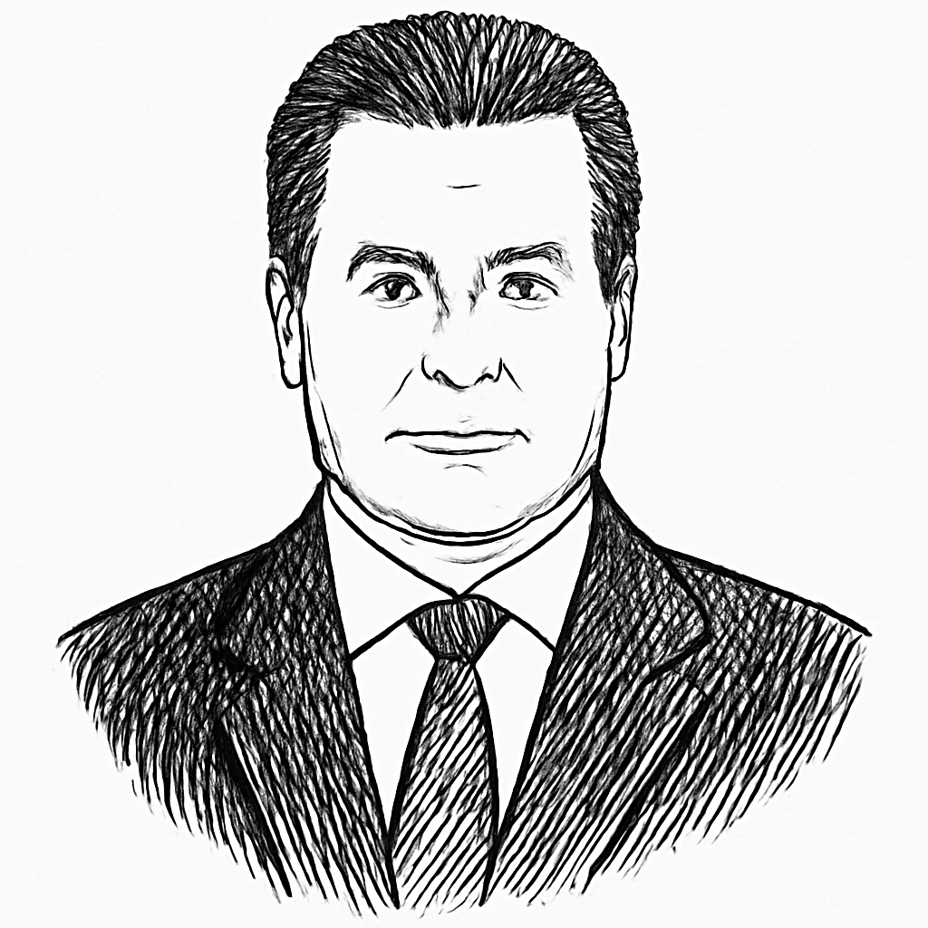 Drawn portrait of Anthony Fernicola