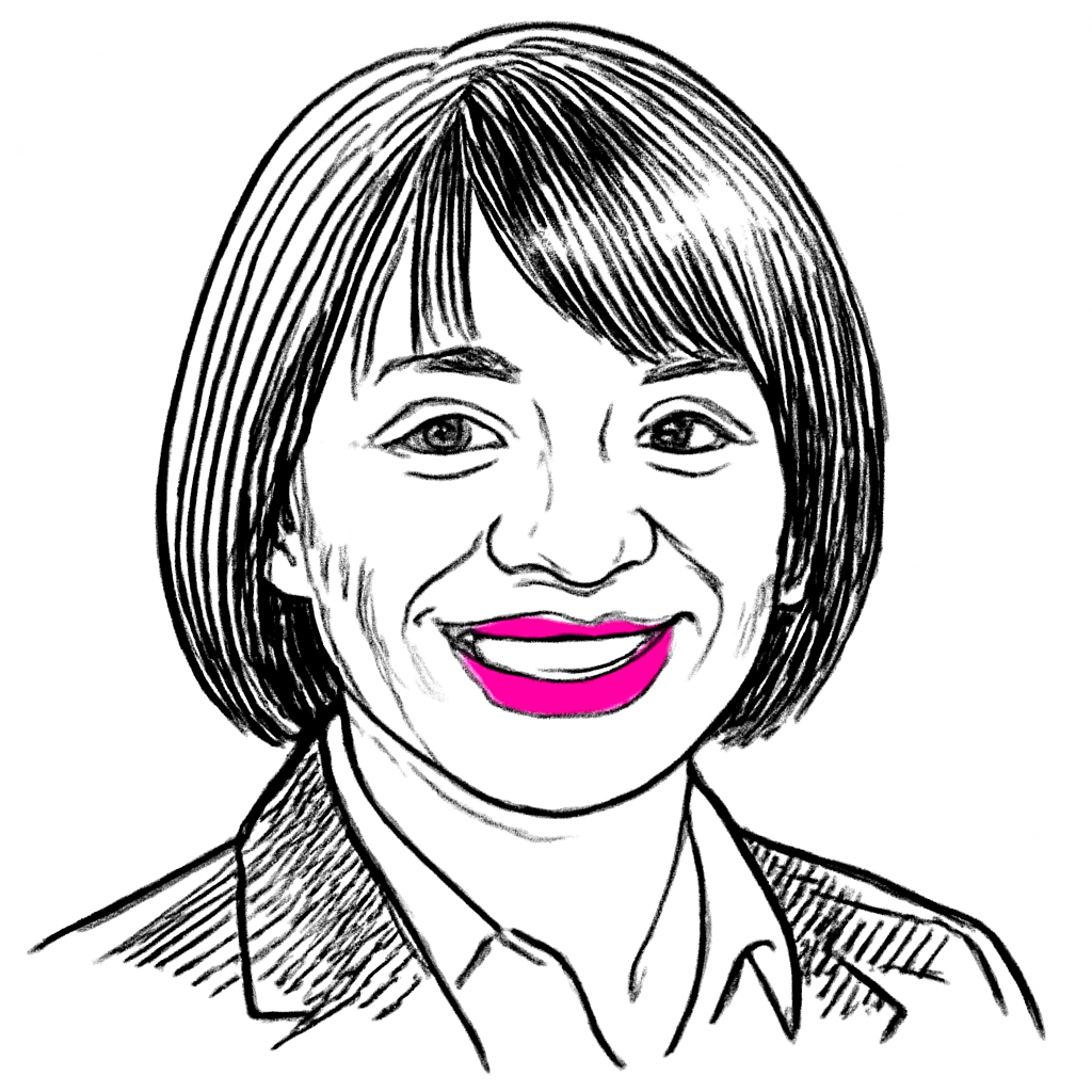 Drawn portrait of Kathleen Wilson-Thompson