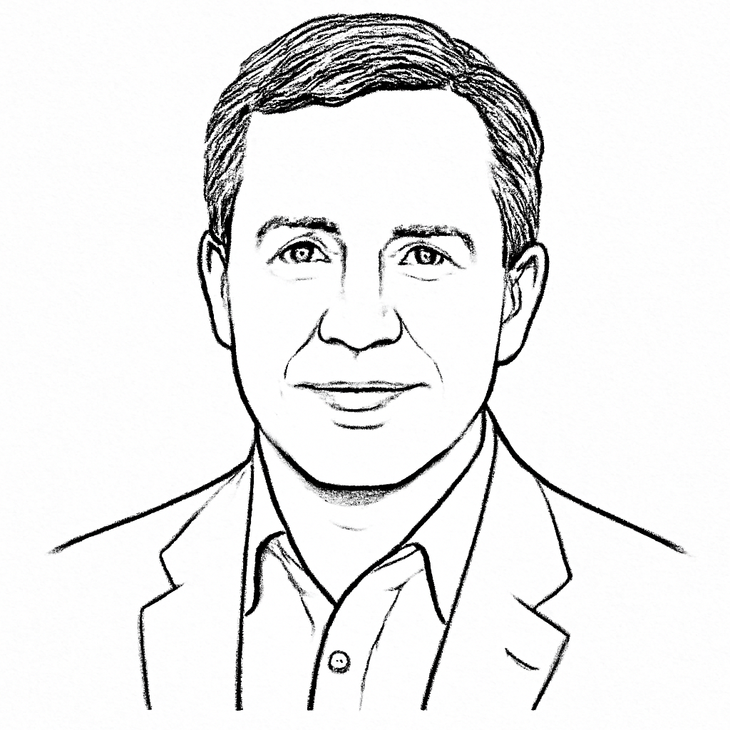 Drawn portrait of H.-S. Philip Wong