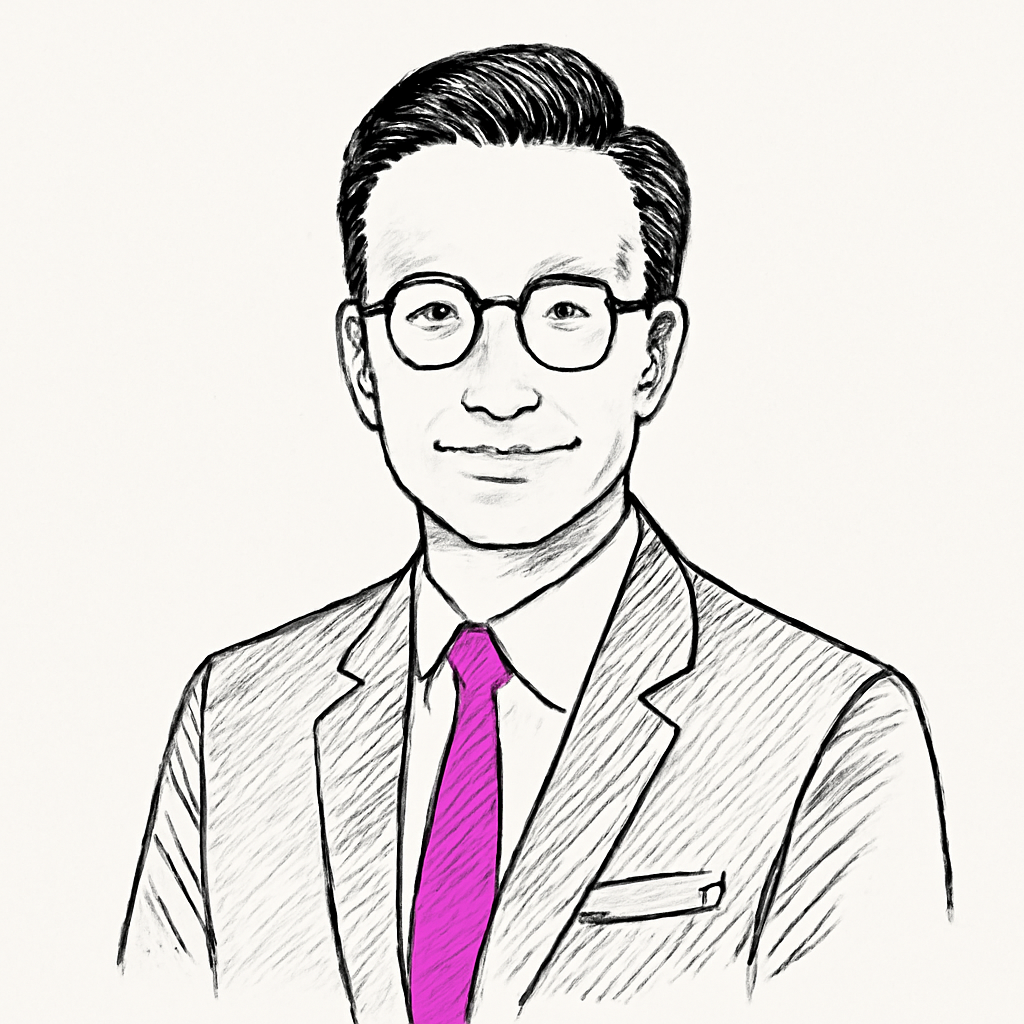 Drawn portrait of Qu Fan