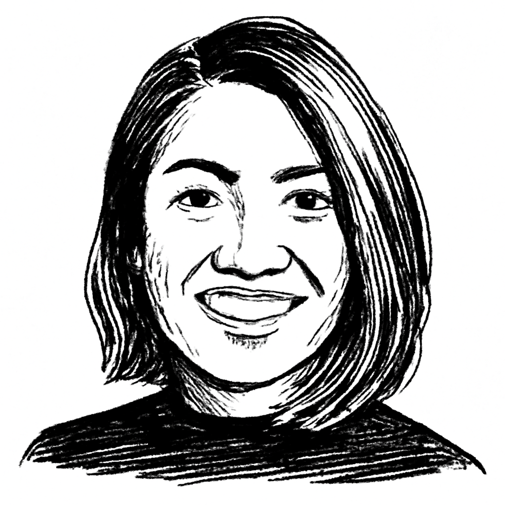 Drawn portrait of Tuyen Nguyen Phillips
