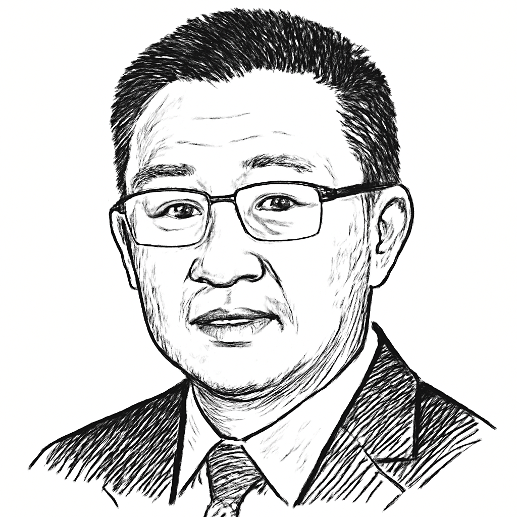 Drawn portrait of Yuhuan C.