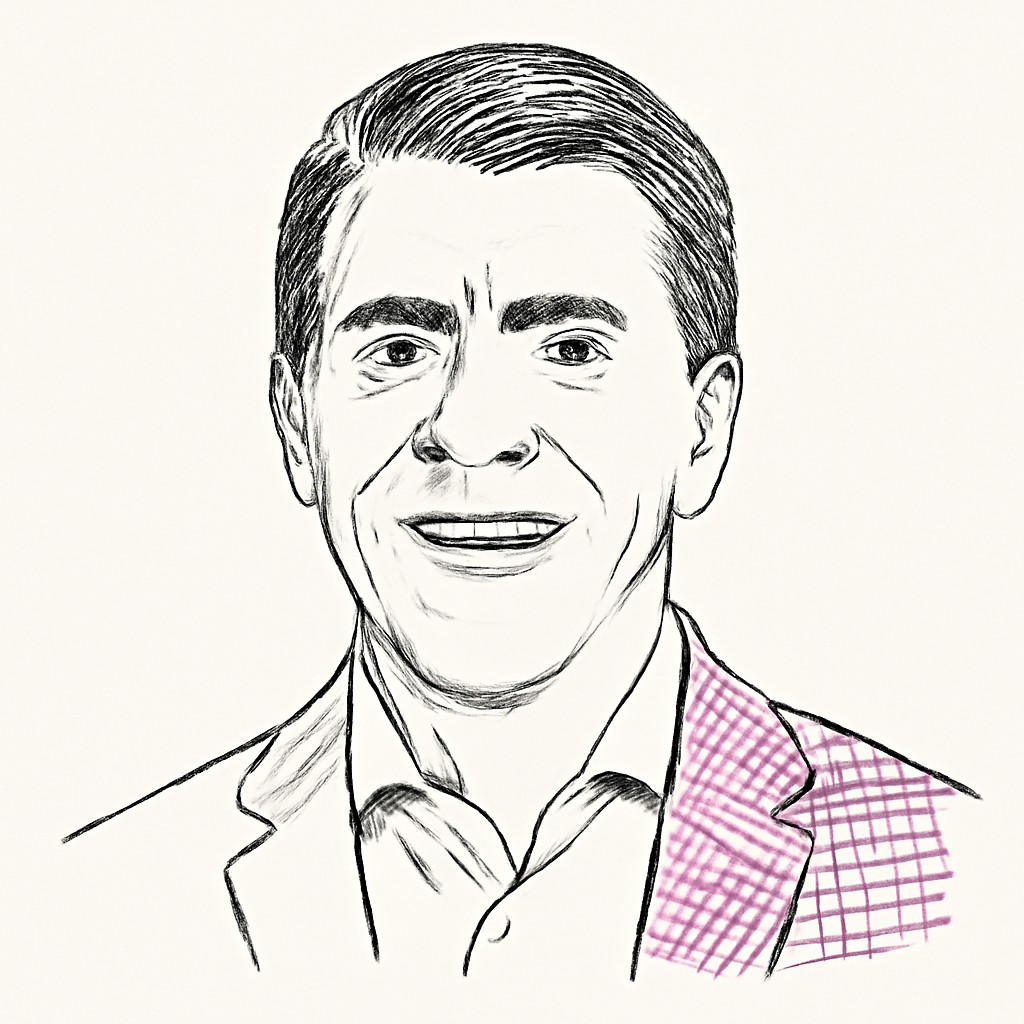 Drawn portrait of Carl Eschenbach