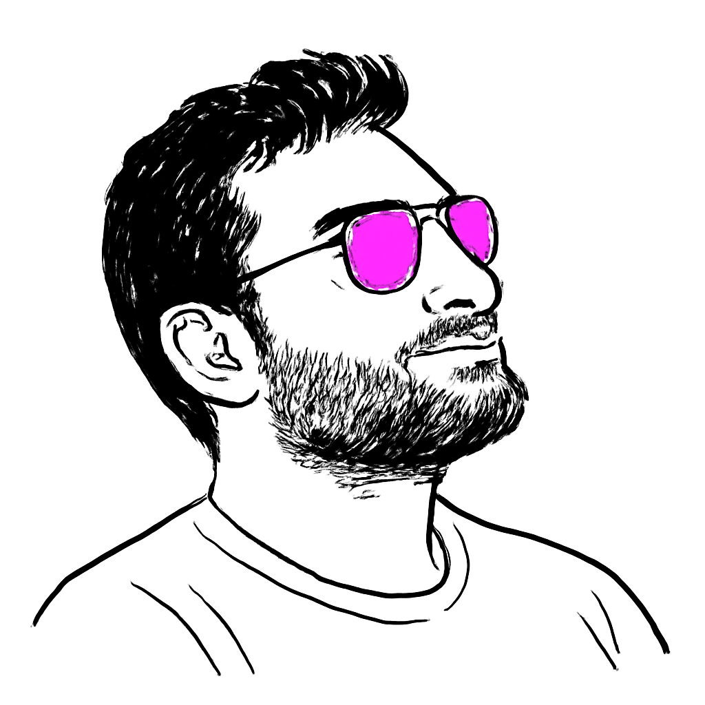 Drawn portrait of Dane Knecht