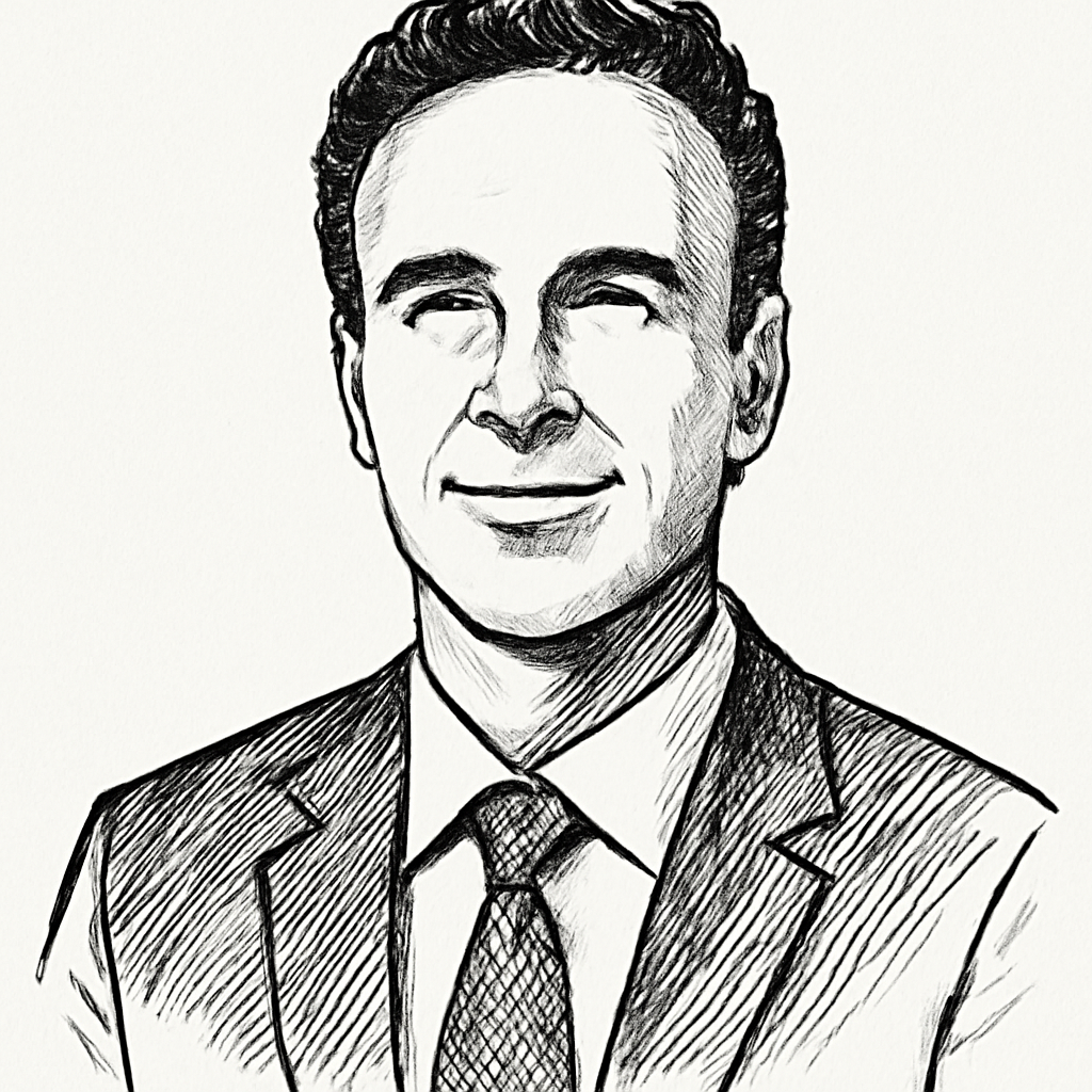 Drawn portrait of Clete Willems