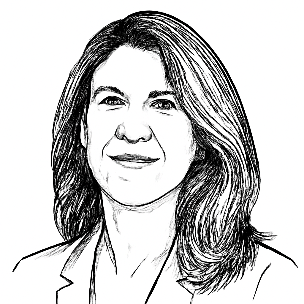 Drawn portrait of Deborah Carrillo