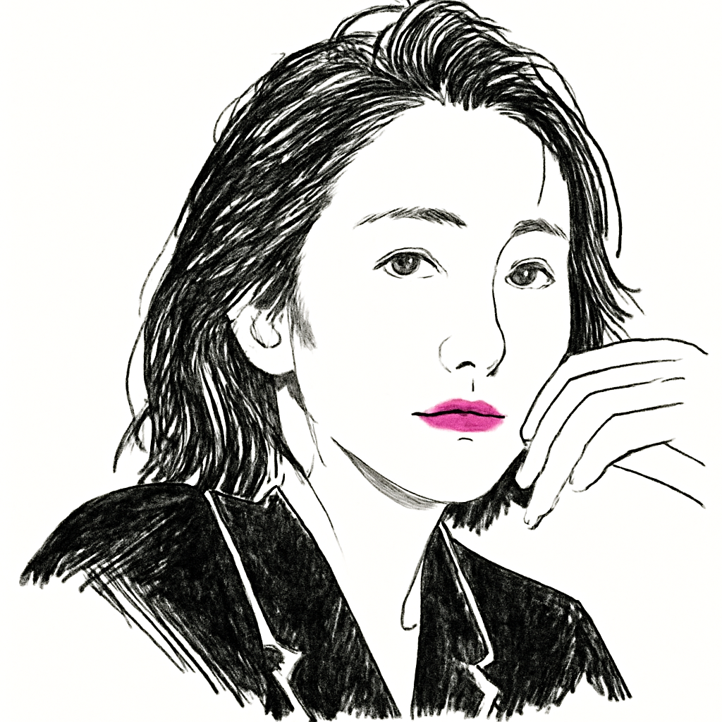 Drawn portrait of Xiaolin Li