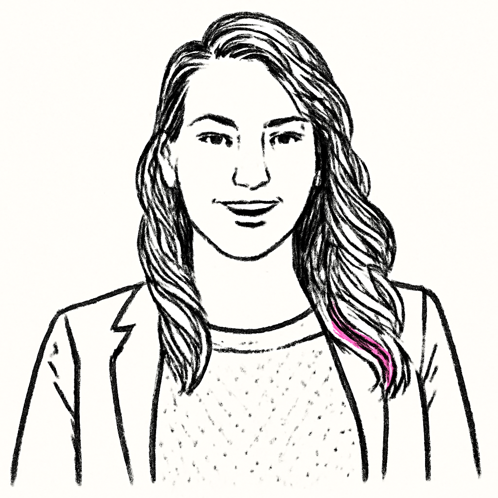 Drawn portrait of Tayler Princeau