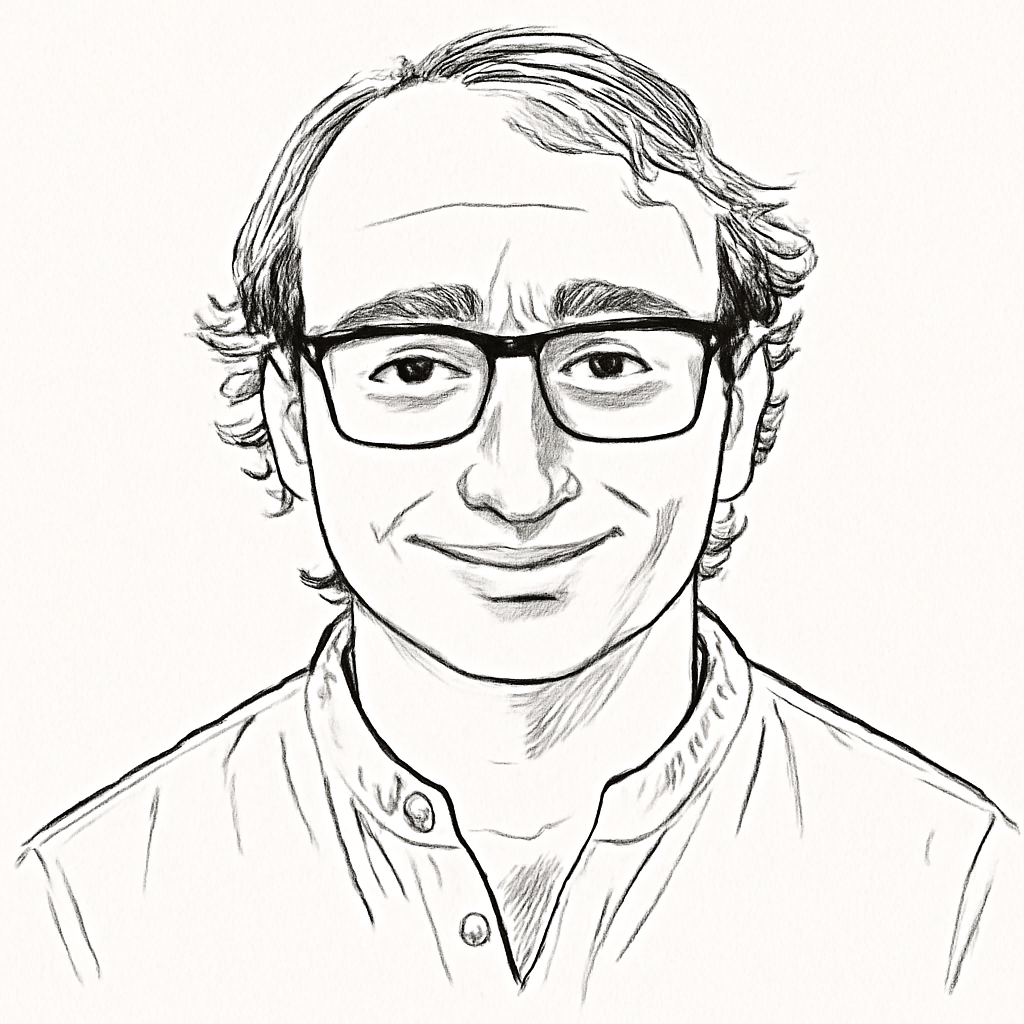 Drawn portrait of Avery Pennarun