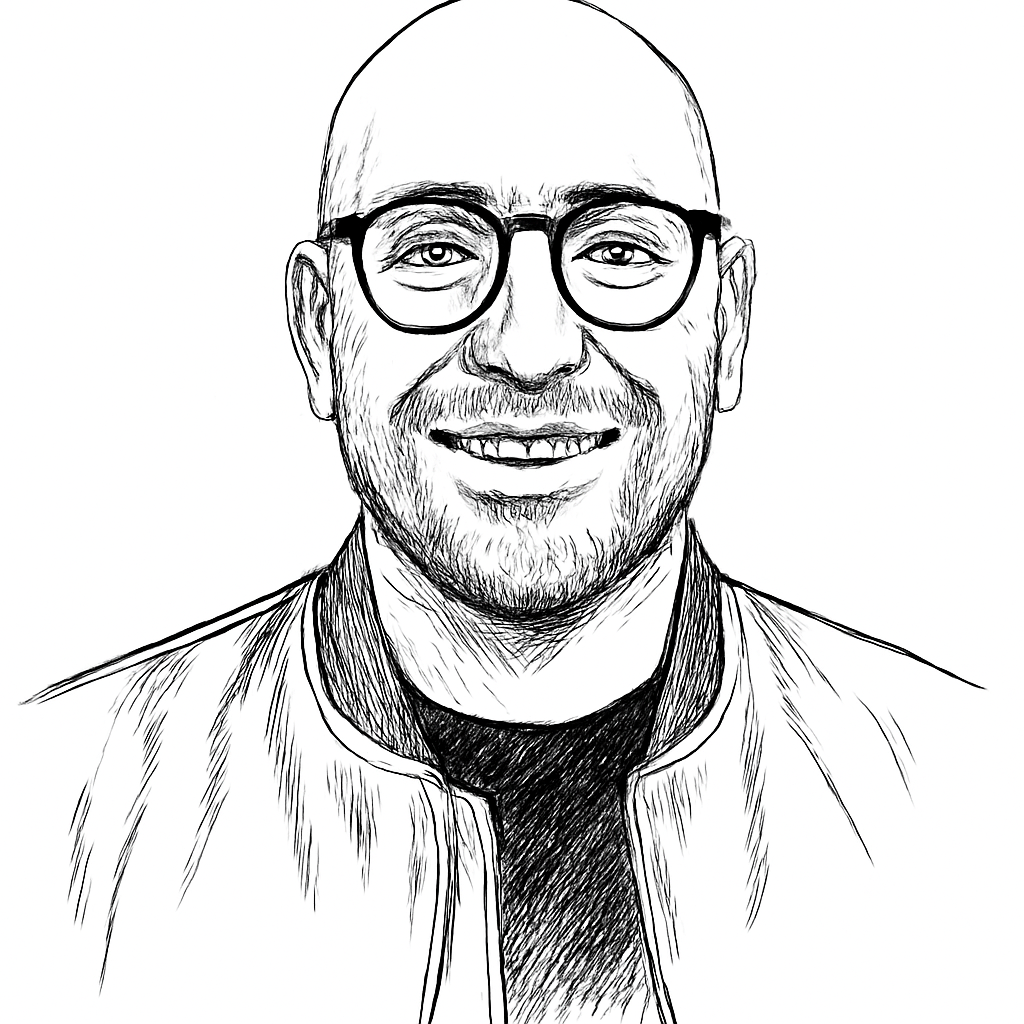 Drawn portrait of Os Fuentes