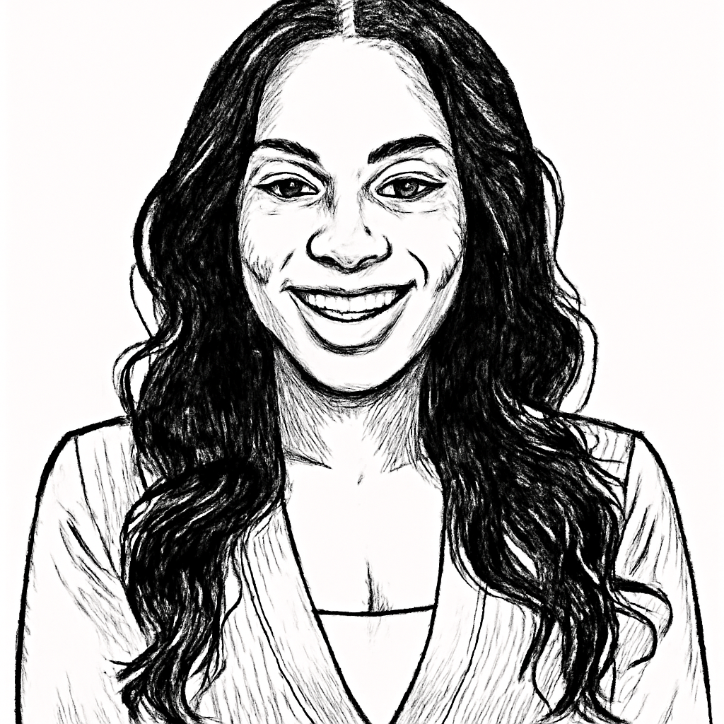 Drawn portrait of Emmaka Porchea