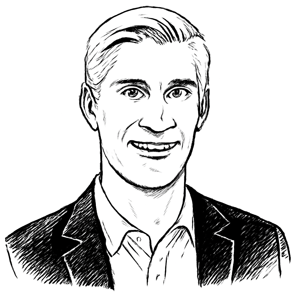 Drawn portrait of Kay Krafft
