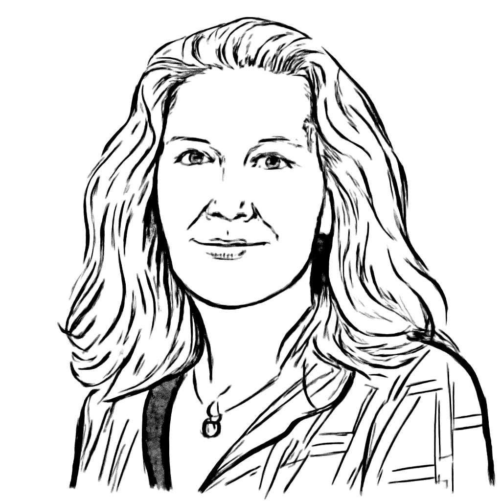 Drawn portrait of Hope O'Reilly