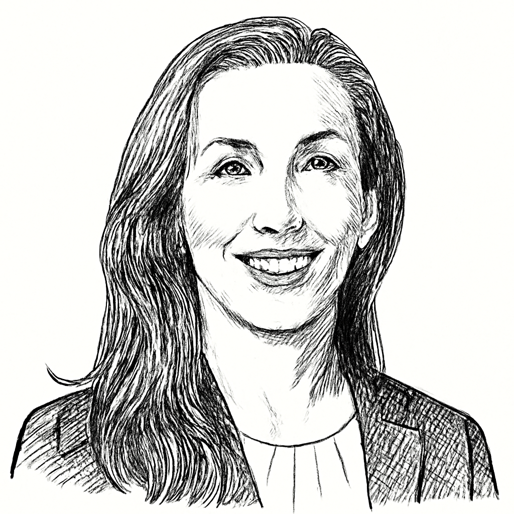Drawn portrait of MJ Knoll-Finn