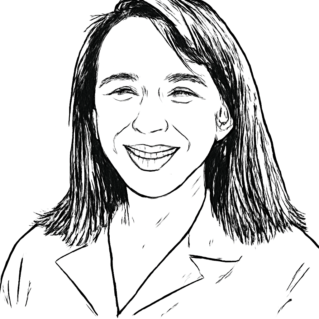 Drawn portrait of Kate Neuens