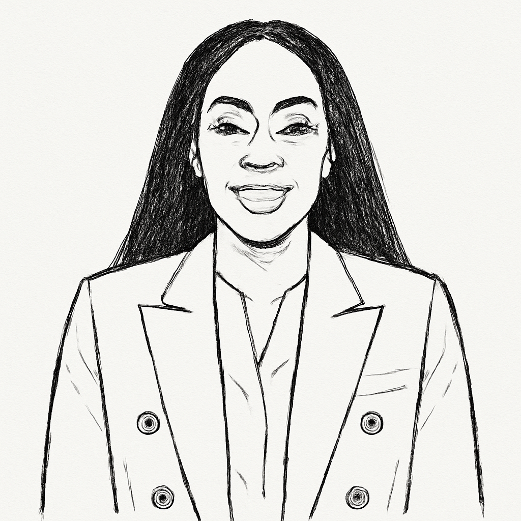 Drawn portrait of Dayana Bernavil