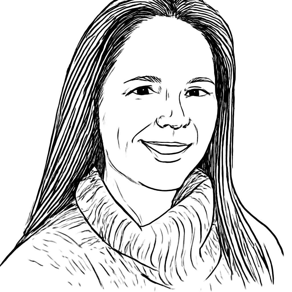 Drawn portrait of Jessica Kujawa