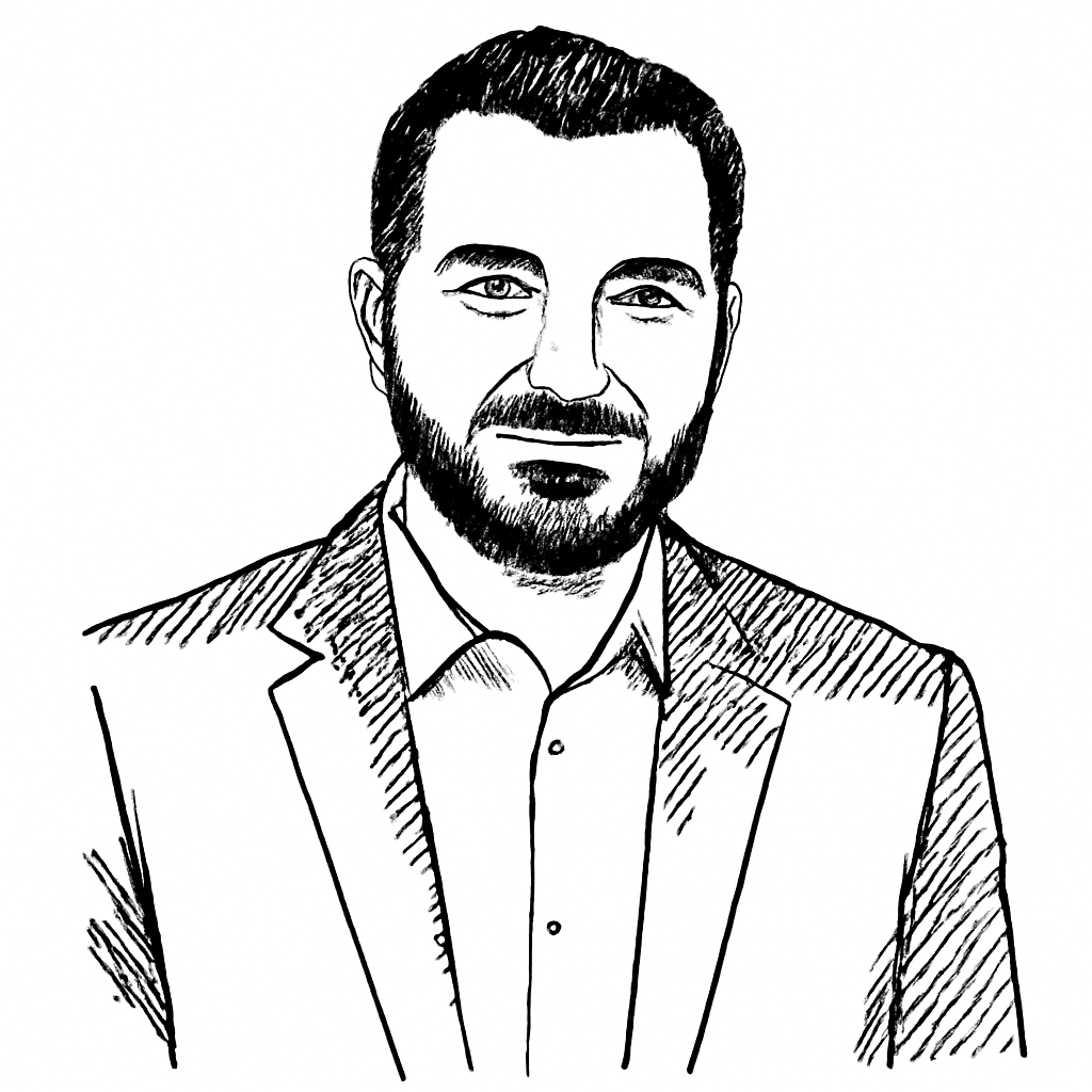 Drawn portrait of Pablo· Rincón Crespo