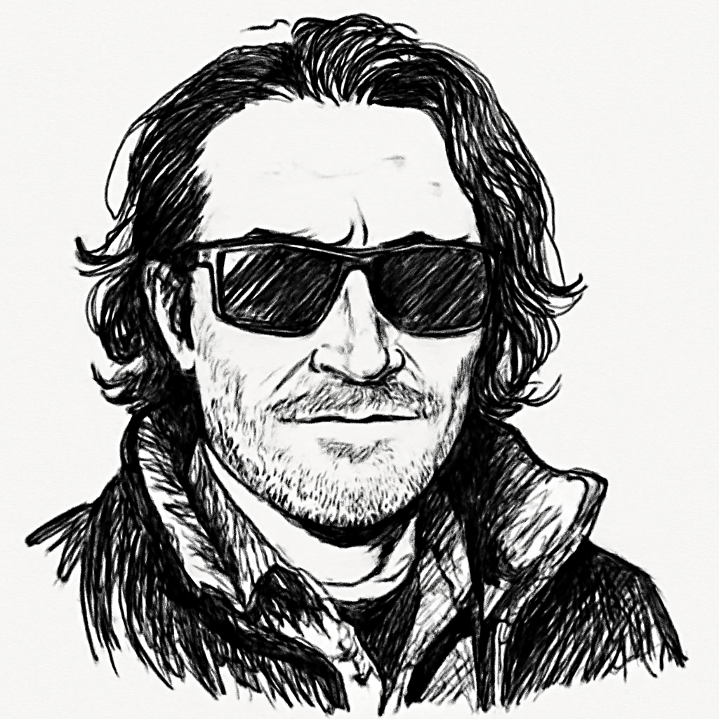 Drawn portrait of David Etienne Durivage