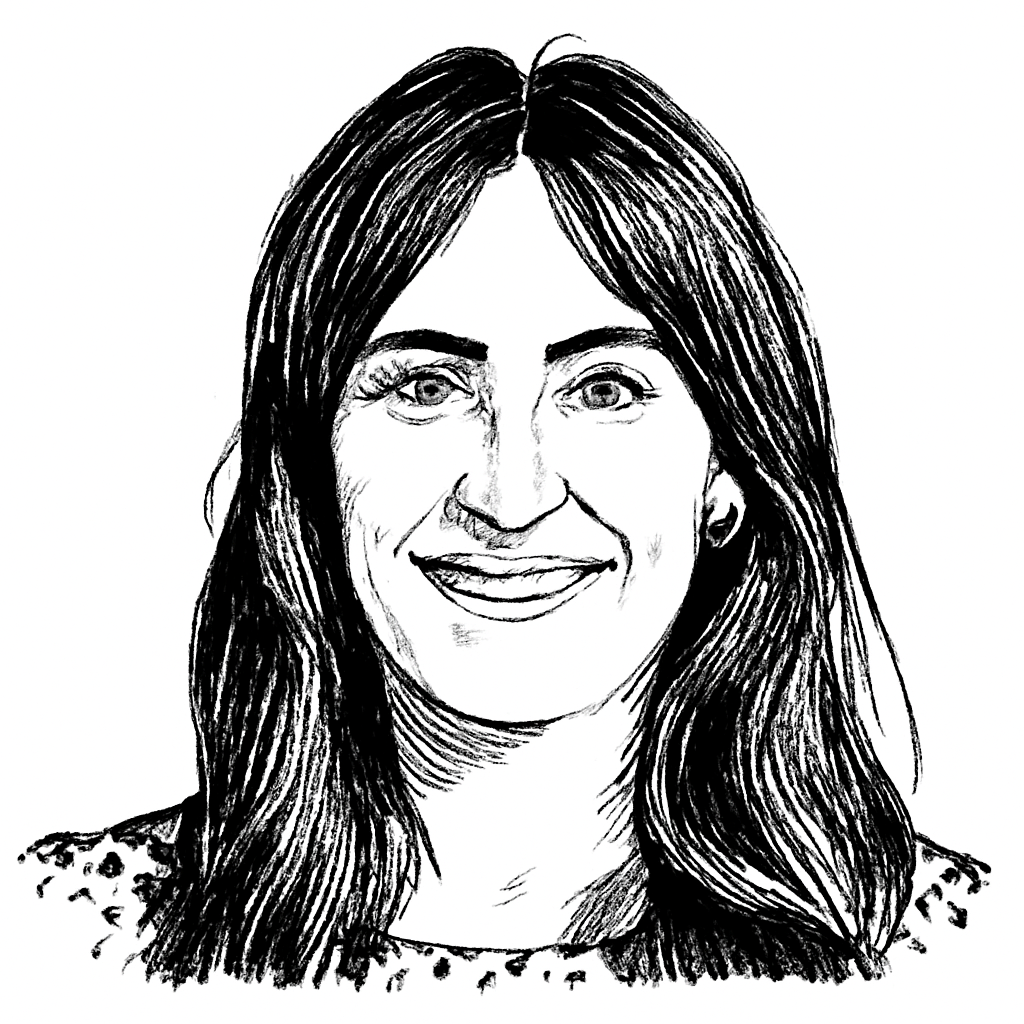 Drawn portrait of Isabel Murillo