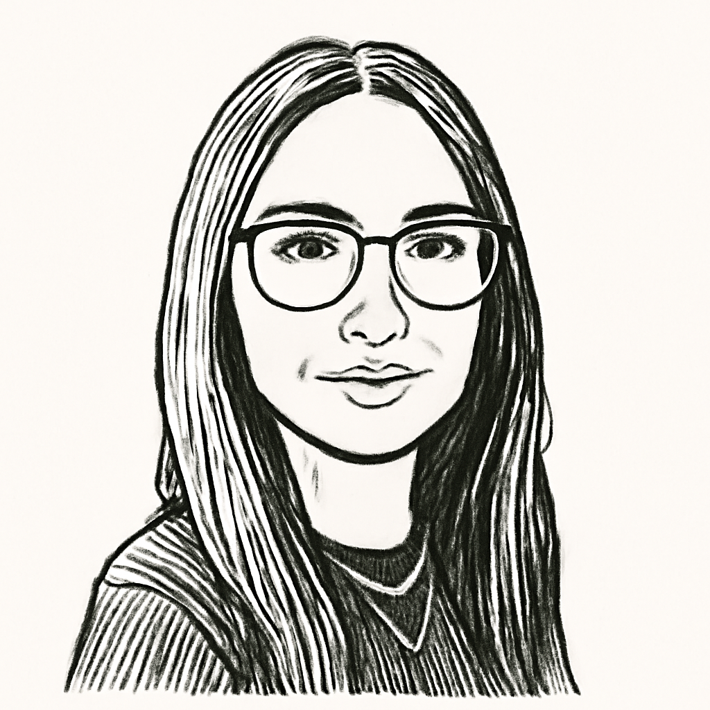 Drawn portrait of Denae Thibault