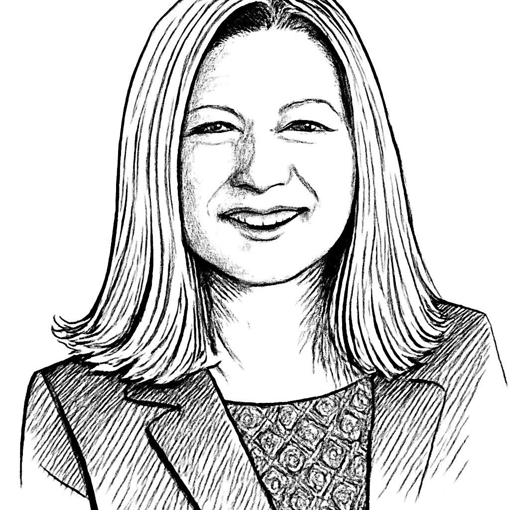 Drawn portrait of Vickie White