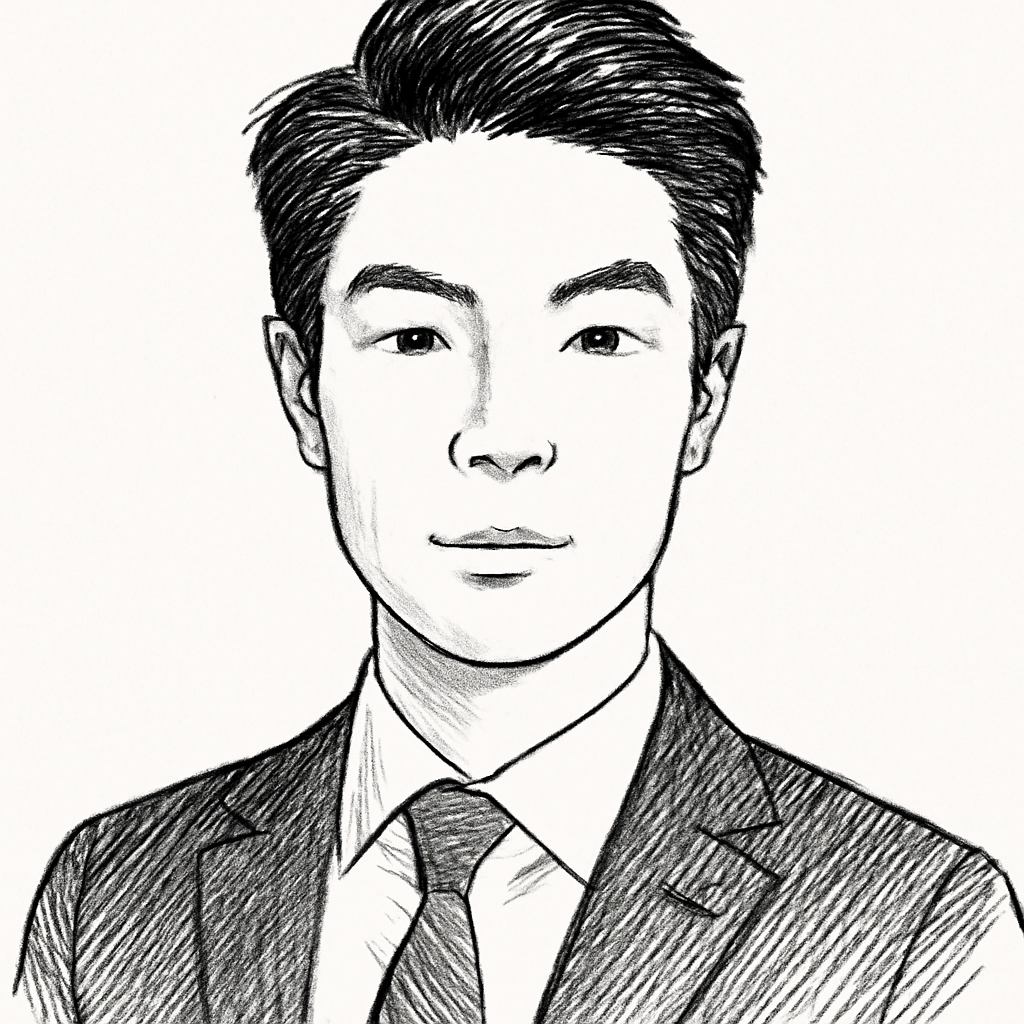 Drawn portrait of Zexia Zhang