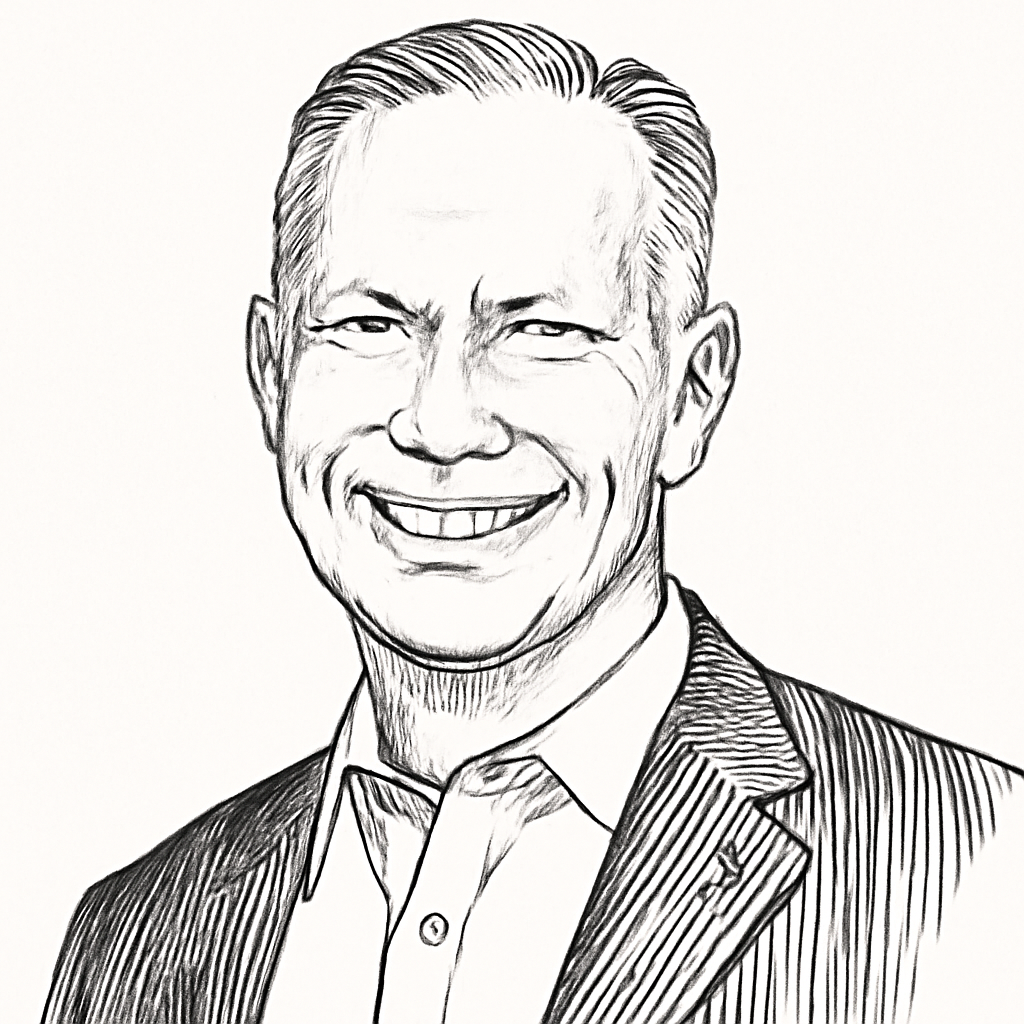 Drawn portrait of John Erwin